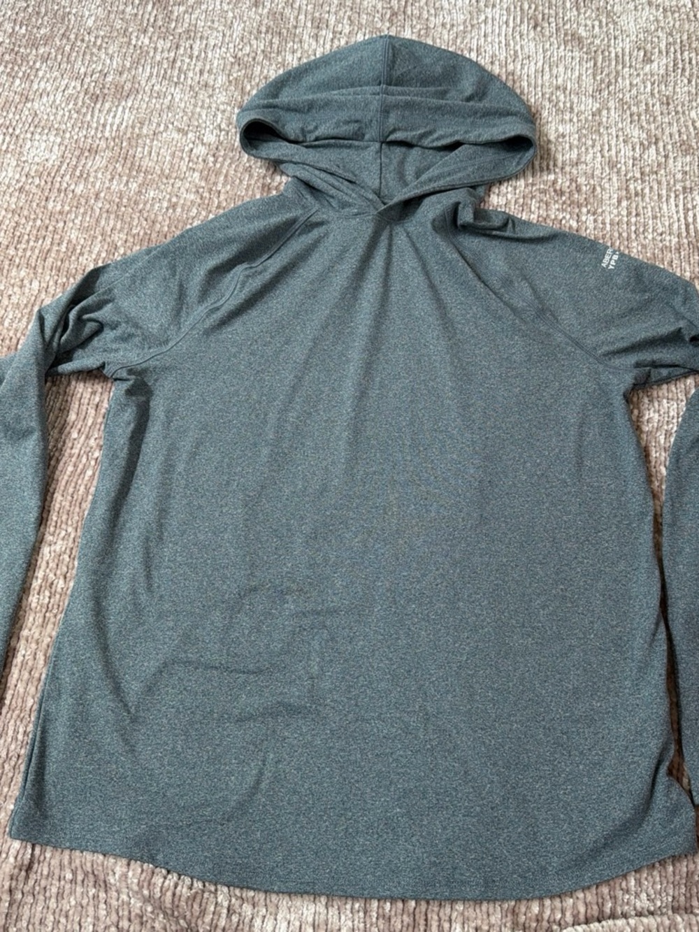 abercrombie kids Heather Slate Hooded Pullover - Gray